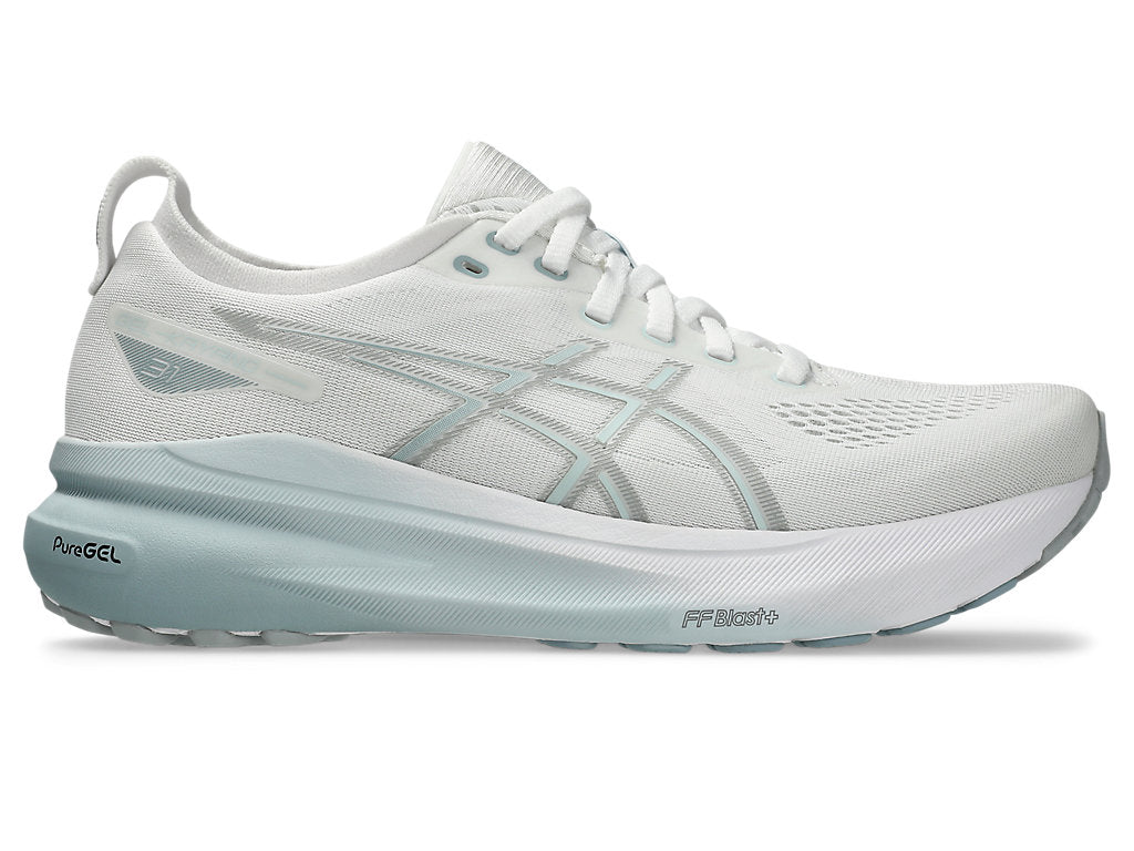 Asics Gel Kayano 31 (B Width) - White/Dolphin Grey (Womens)