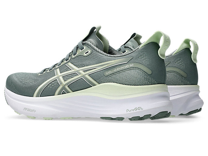Asics Gel Kayano 32 (B Width) - Monument Blue/Whisper Green (Womens)