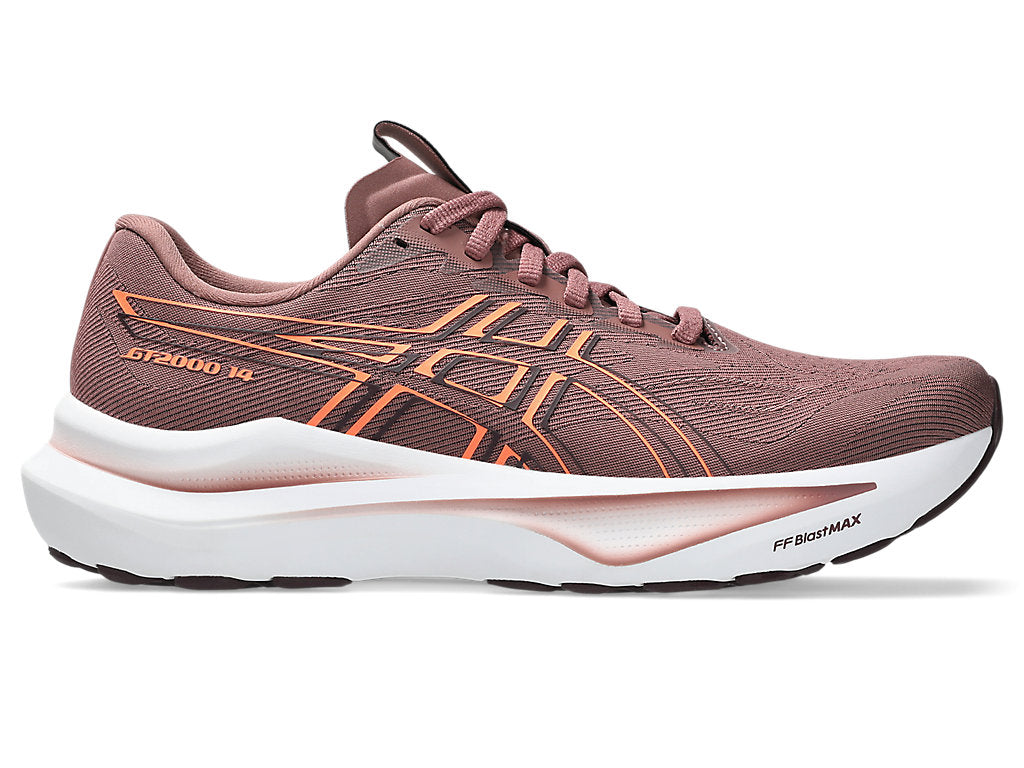 Asics GT-2000 14 (B Width) - Rubble Red/Vivid Coral (Womens)