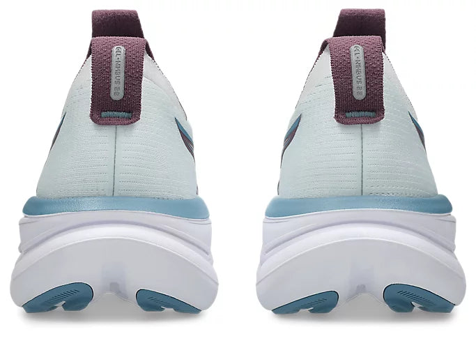 Asics Gel Nimbus 28 (D Width) - Arctic Blue/Velvet Purple (Womens)