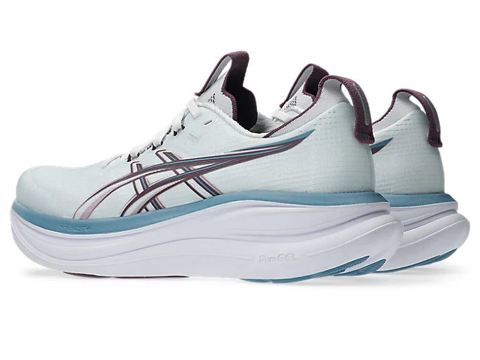 Asics Gel Nimbus 28 (D Width) - Arctic Blue/Velvet Purple (Womens)