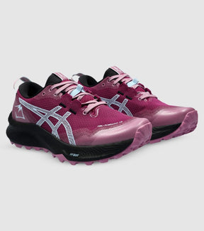 Asics Gel Trabuco 12 (B Width) - Blackberry/Light Blue (Womens)