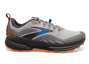 Brooks Cascadia 16 (2E Width) - Oyster Mushroom/Orange (Mens)