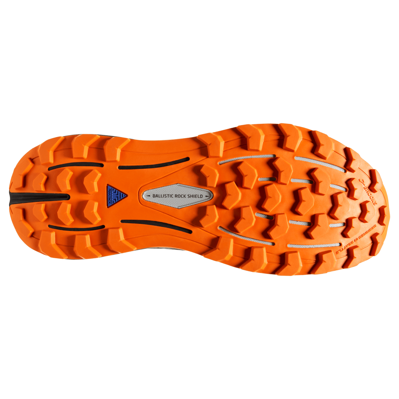 Brooks Cascadia 16 (2E Width) - Oyster Mushroom/Orange (Mens)