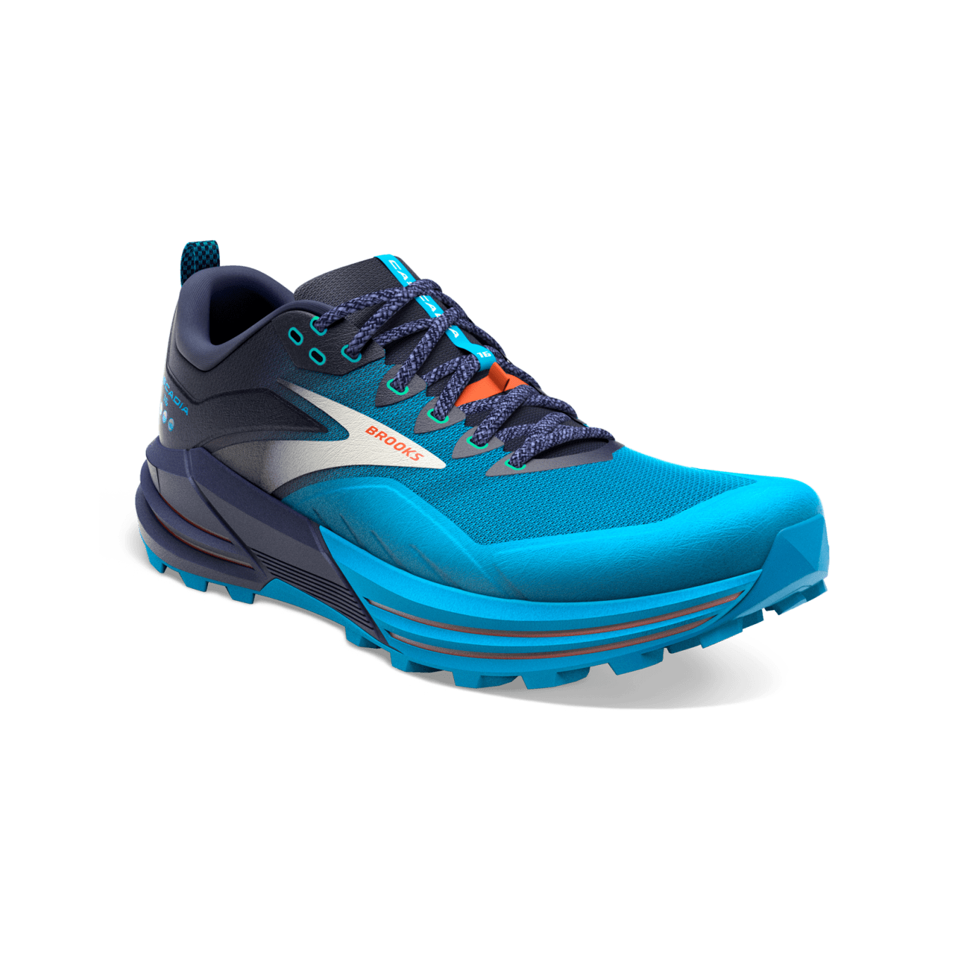 Brooks Cascadia 16 (D Width) - Peacoat/Atomic Blue (Mens)