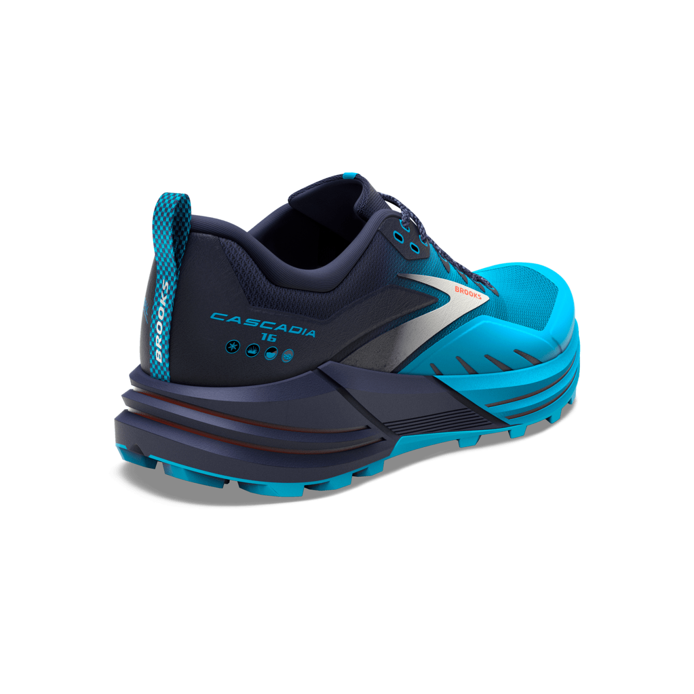 Brooks Cascadia 16 (D Width) - Peacoat/Atomic Blue (Mens)