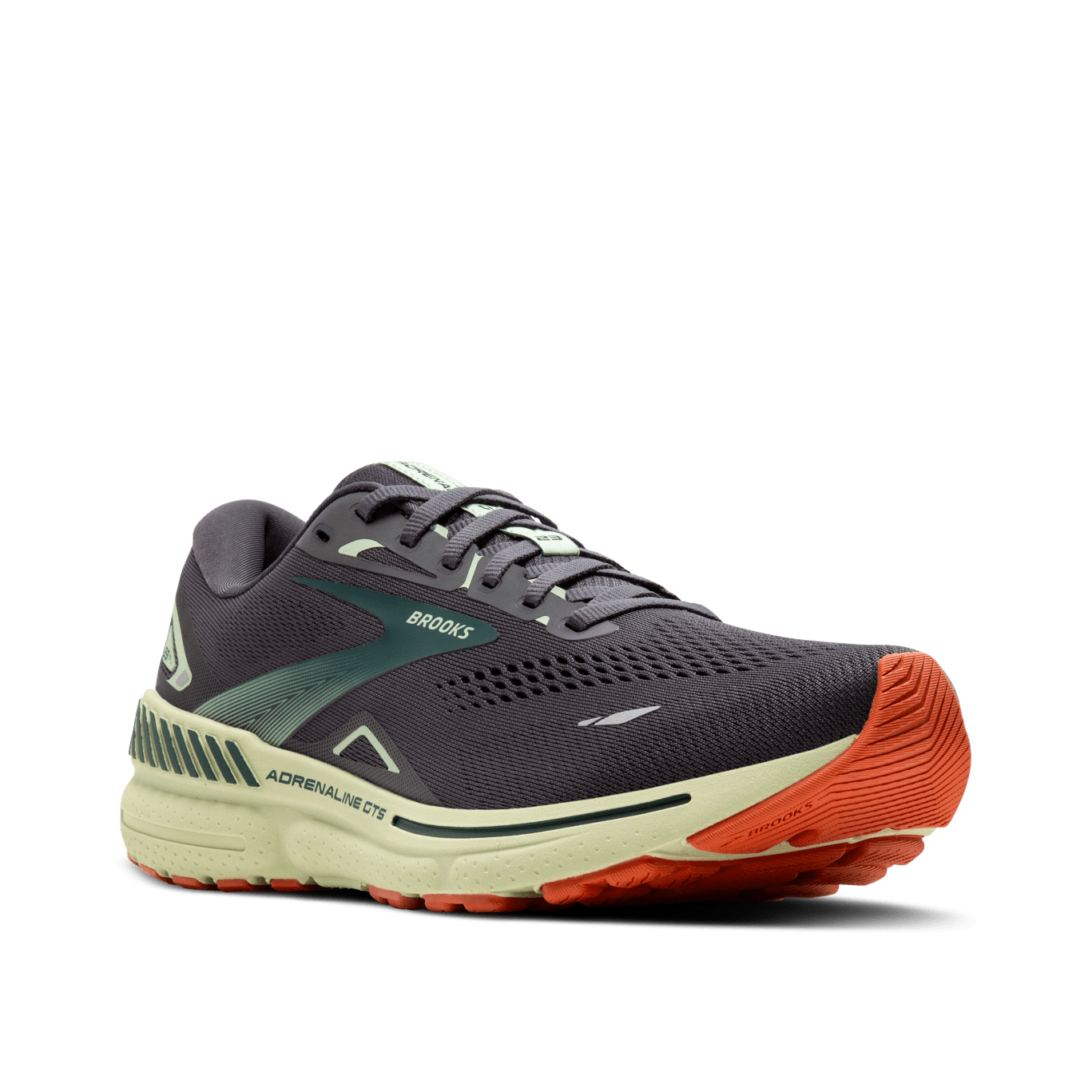 Brooks Adrenaline GTS 23 (D Width) - Ebony/Smoke Green/Clay (Mens)