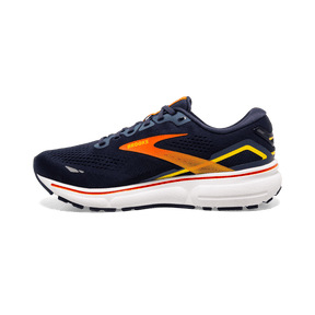 Brooks Ghost 15 (D Width) - Peacoat/Red/Yellow (Mens)