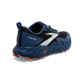 Brooks Cascadia 17 GTX (B Width) - Black/Blue/Firecracker (Womens)