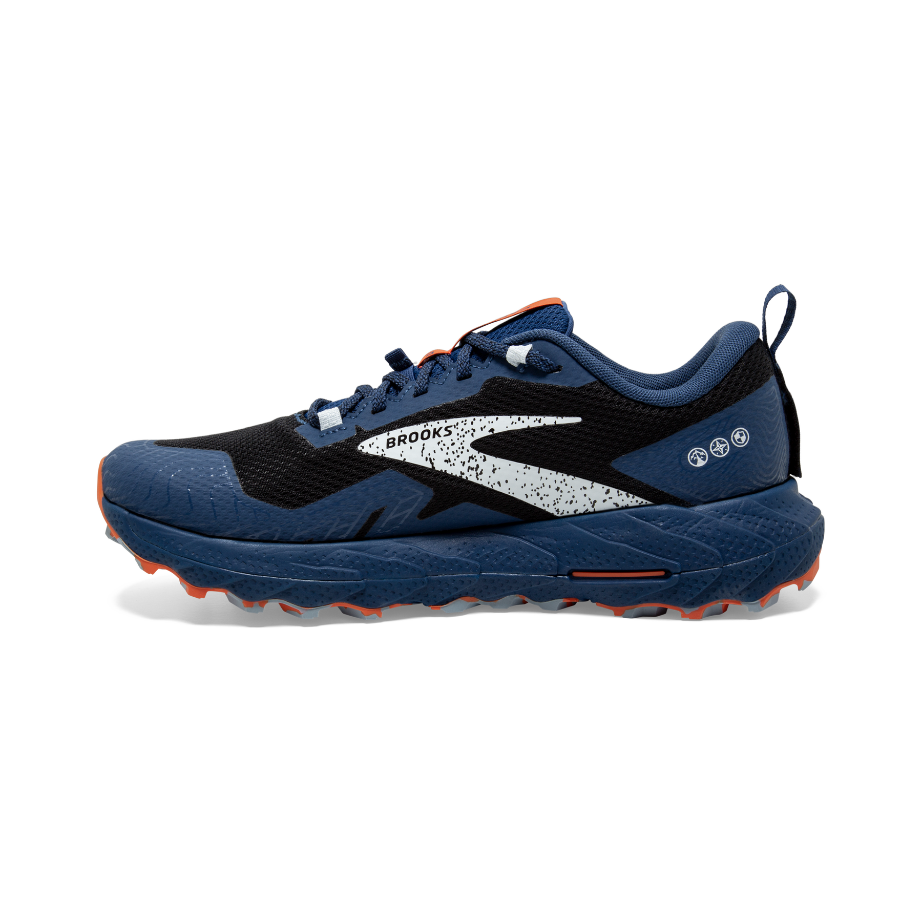 Brooks Cascadia 17 GTX (B Width) - Black/Blue/Firecracker (Womens)