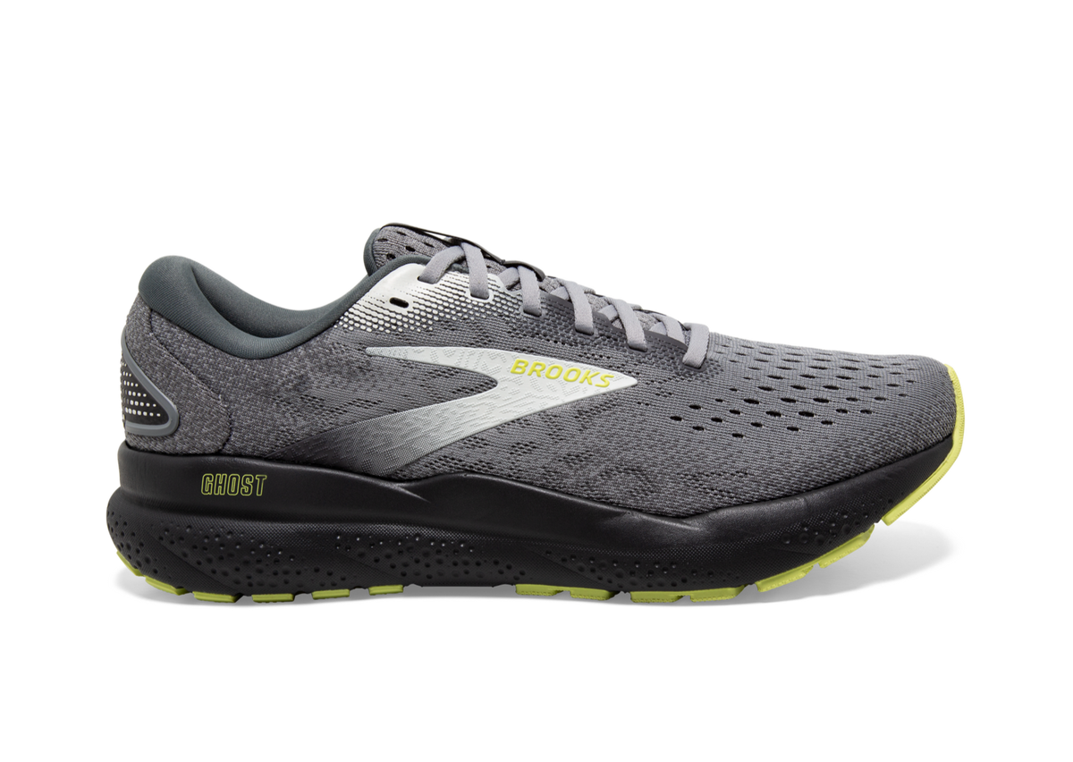 Brooks Ghost 16 (2E Width) - Primer/Grey/Lime (Mens)