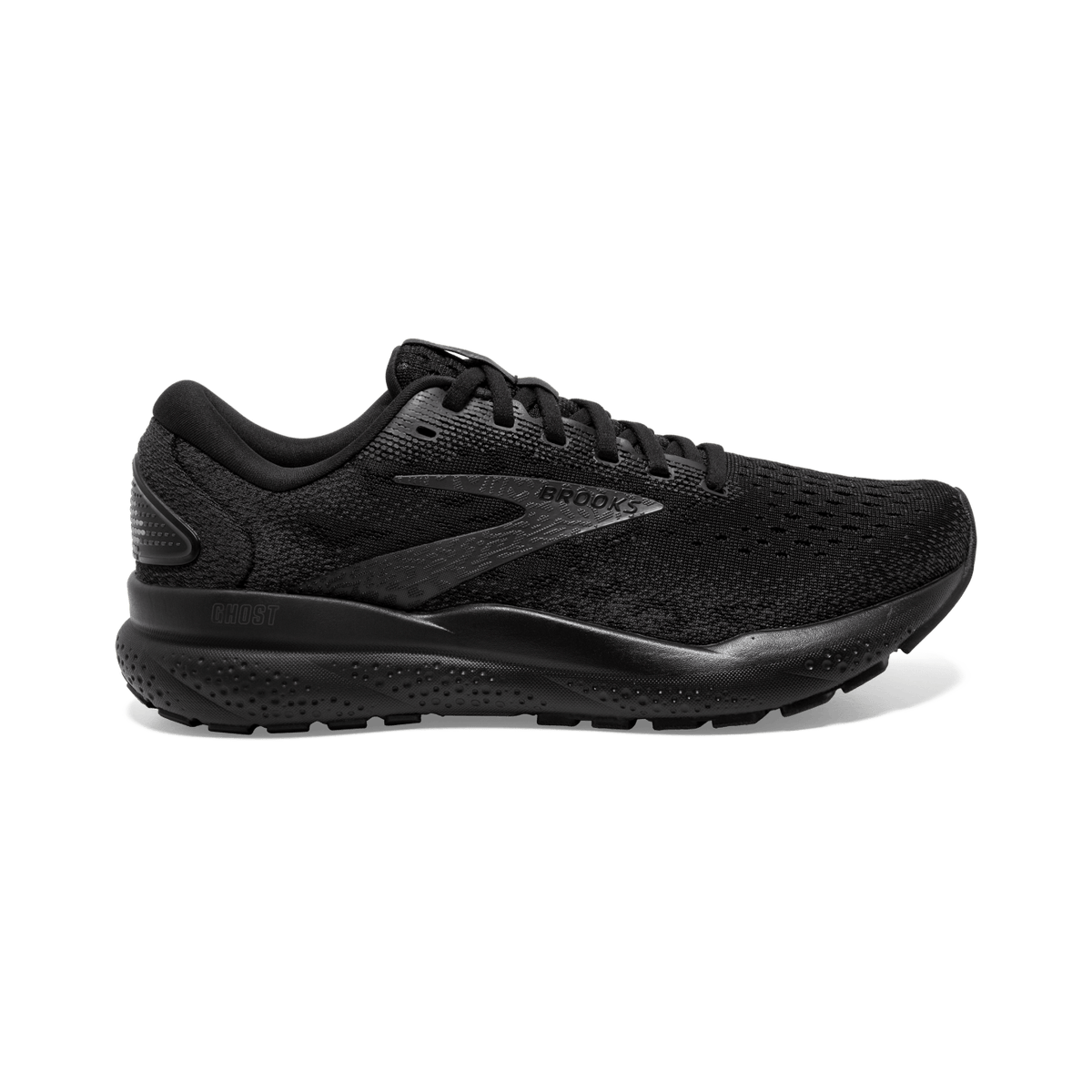 Brooks Ghost 16 (D Width) - Black/Black/Ebony (Mens)