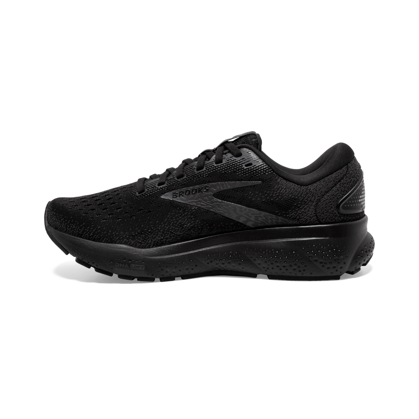 Brooks Ghost 16 (D Width) - Black/Black/Ebony (Mens)