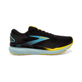 Brooks Ghost 16 (2E Width) - Black/Iron/Blue (Mens)