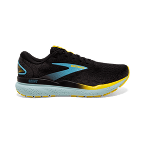 Brooks Ghost 16 (2E Width) - Black/Iron/Blue (Mens)