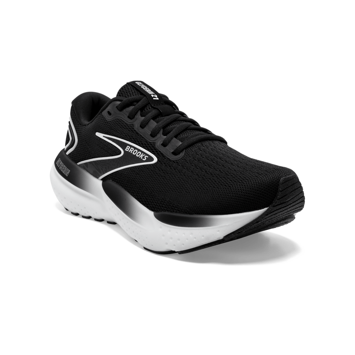 Brooks Glycerin 21 (2E Width) - Black/Grey/White (Mens)