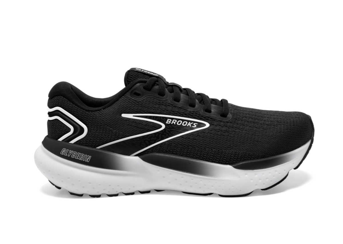 Brooks Glycerin 21 (B Width) - Black/Grey/White (Womens)