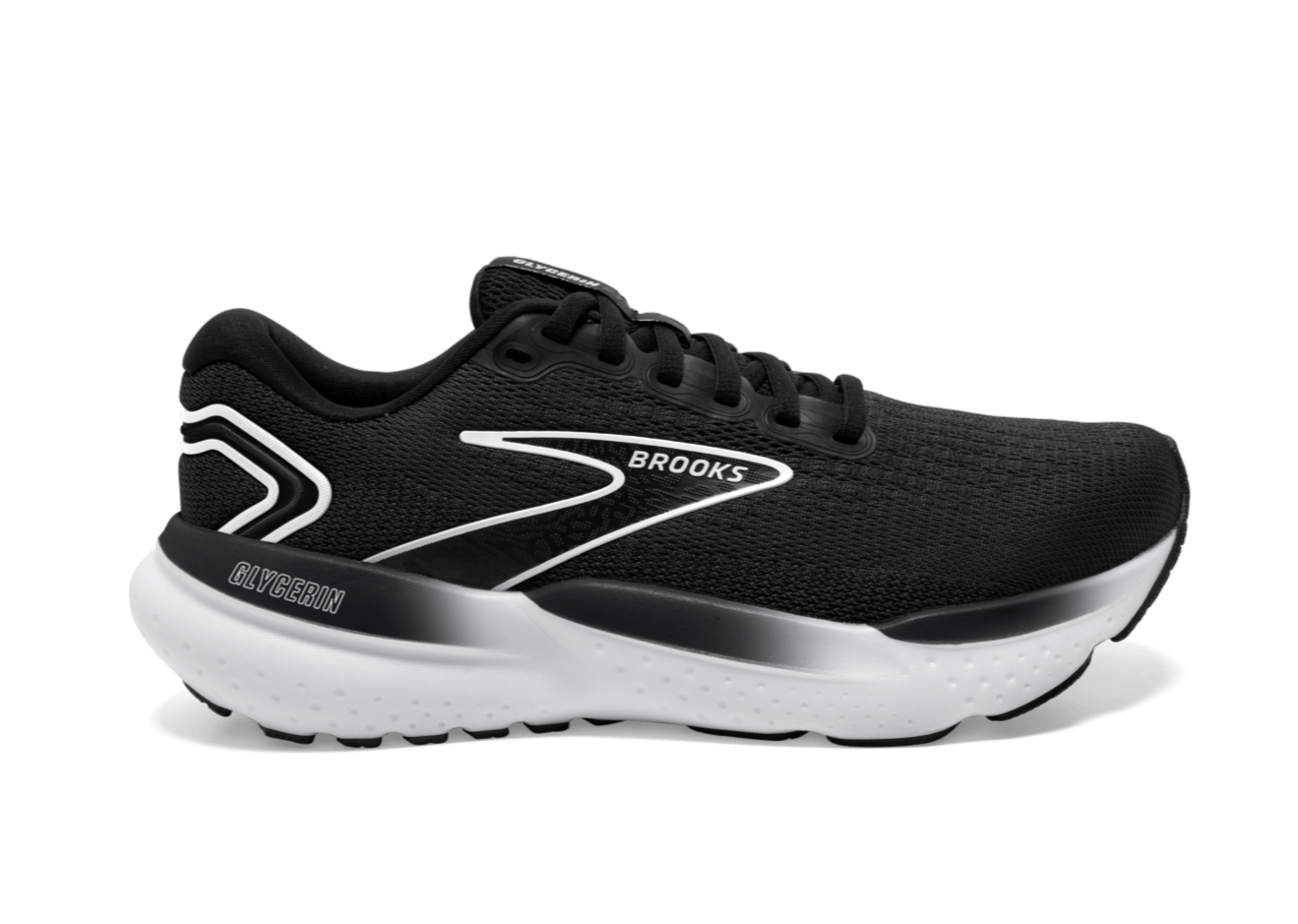 Brooks Glycerin 21 (D Width) - Black/Grey/White (Mens)