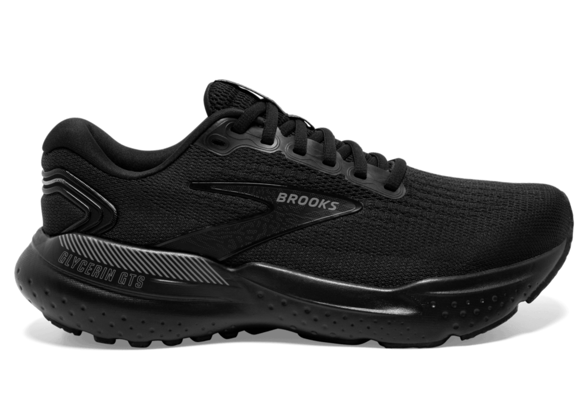 Brooks Glycerin GTS 21 (D Width) - Black/Black/Ebony (Mens)