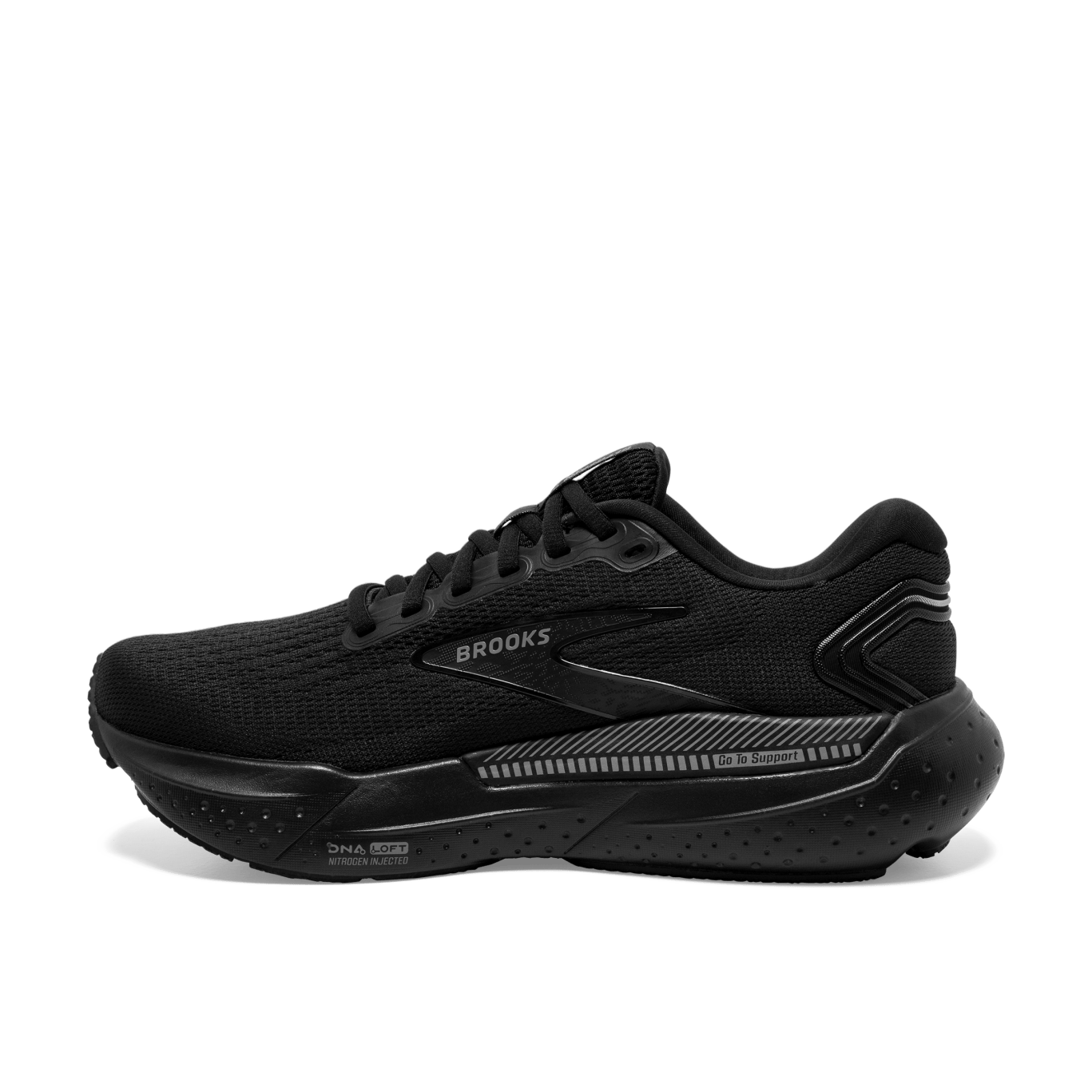 Brooks Glycerin GTS 21 (D Width) - Black/Black (Womens)