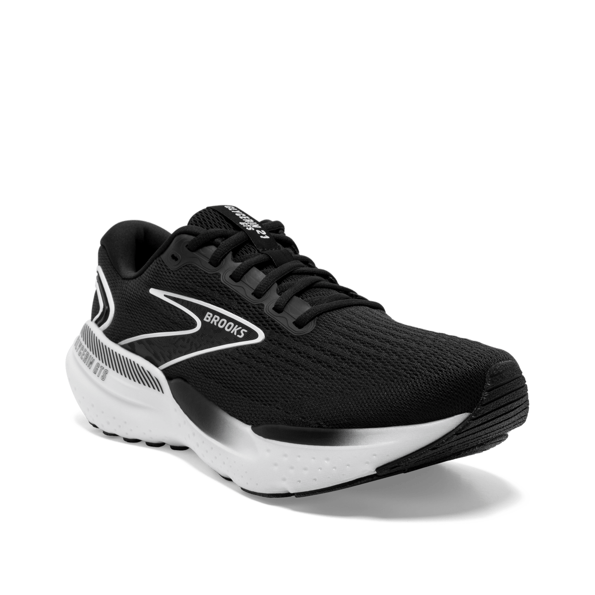 Brooks Glycerin GTS 21 (D Width) - Black/ White (Mens)