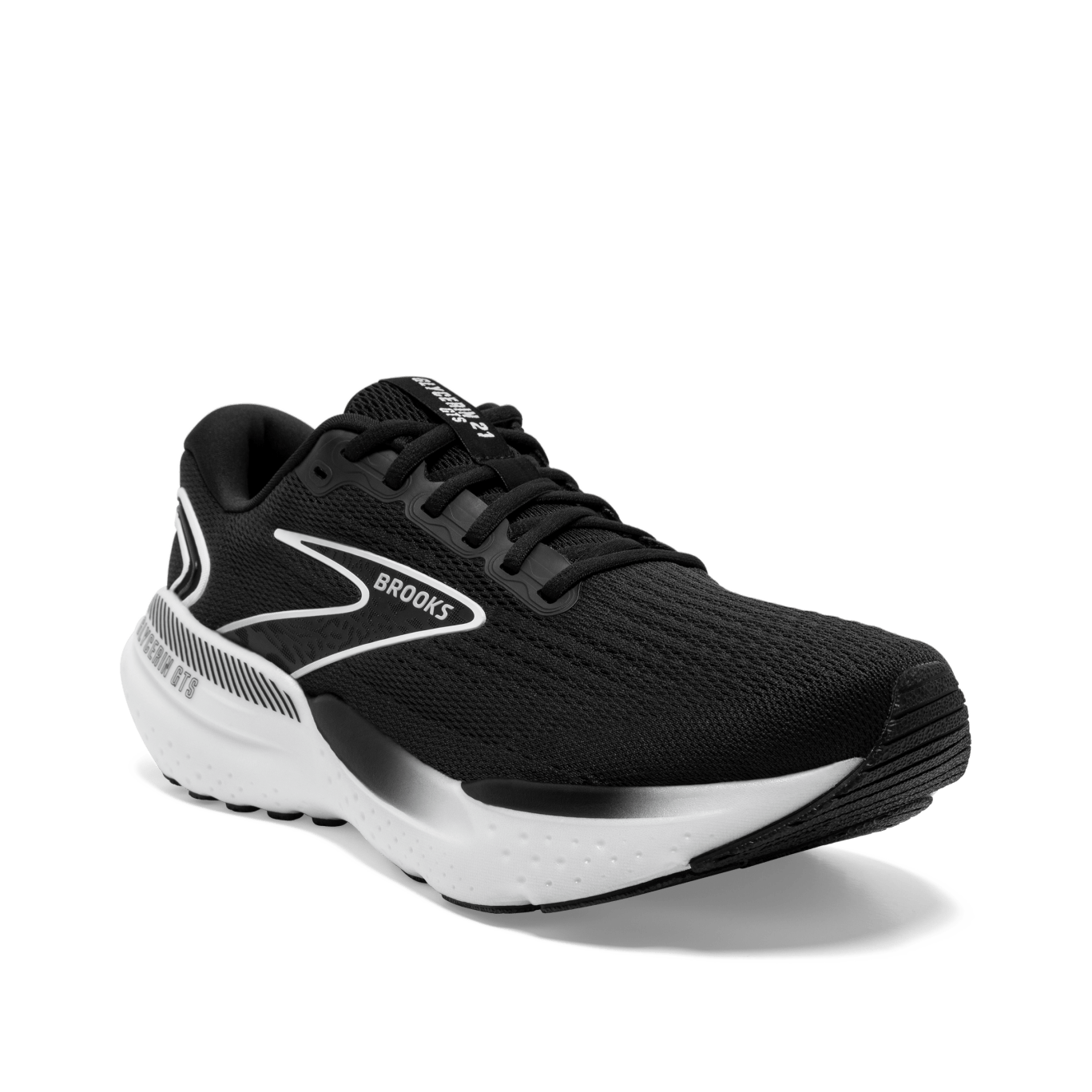 Brooks Glycerin GTS 21 (D Width) - Black/ White (Mens)