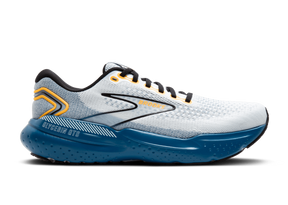 Brooks Glycerin GTS 21 (D Width) - White/Sapphire/Orange (Mens)