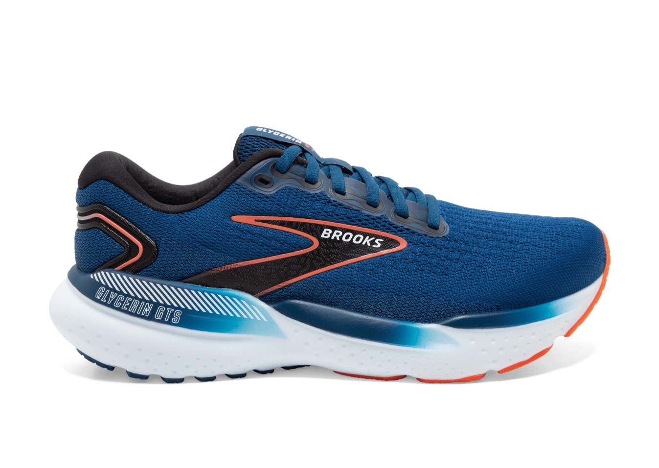 Brooks Glycerin GTS 21 (2E Width) - Blue Opal/Black (Mens)