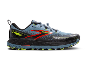 Brooks Cascadia 18 (D Width) - Citadel/Ebony/Lime (Mens)