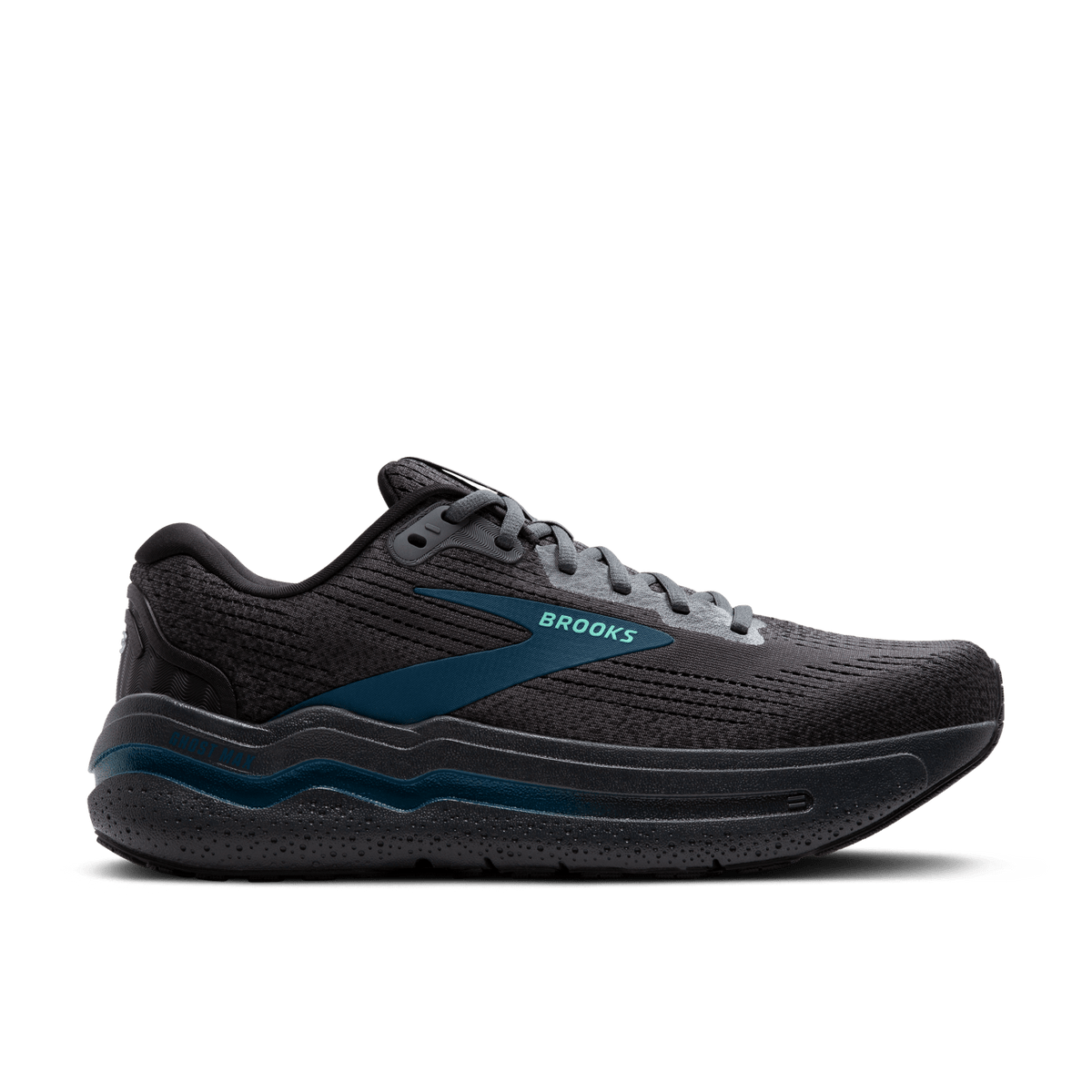 Brooks Ghost Max 2 (2E Width) - Ebony/Blue Sapphire (Mens)