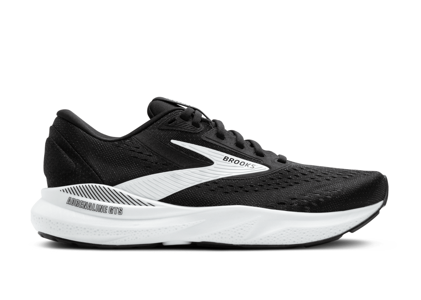 Brooks Adrenaline GTS 24 (D Width) - Black/White (Mens)