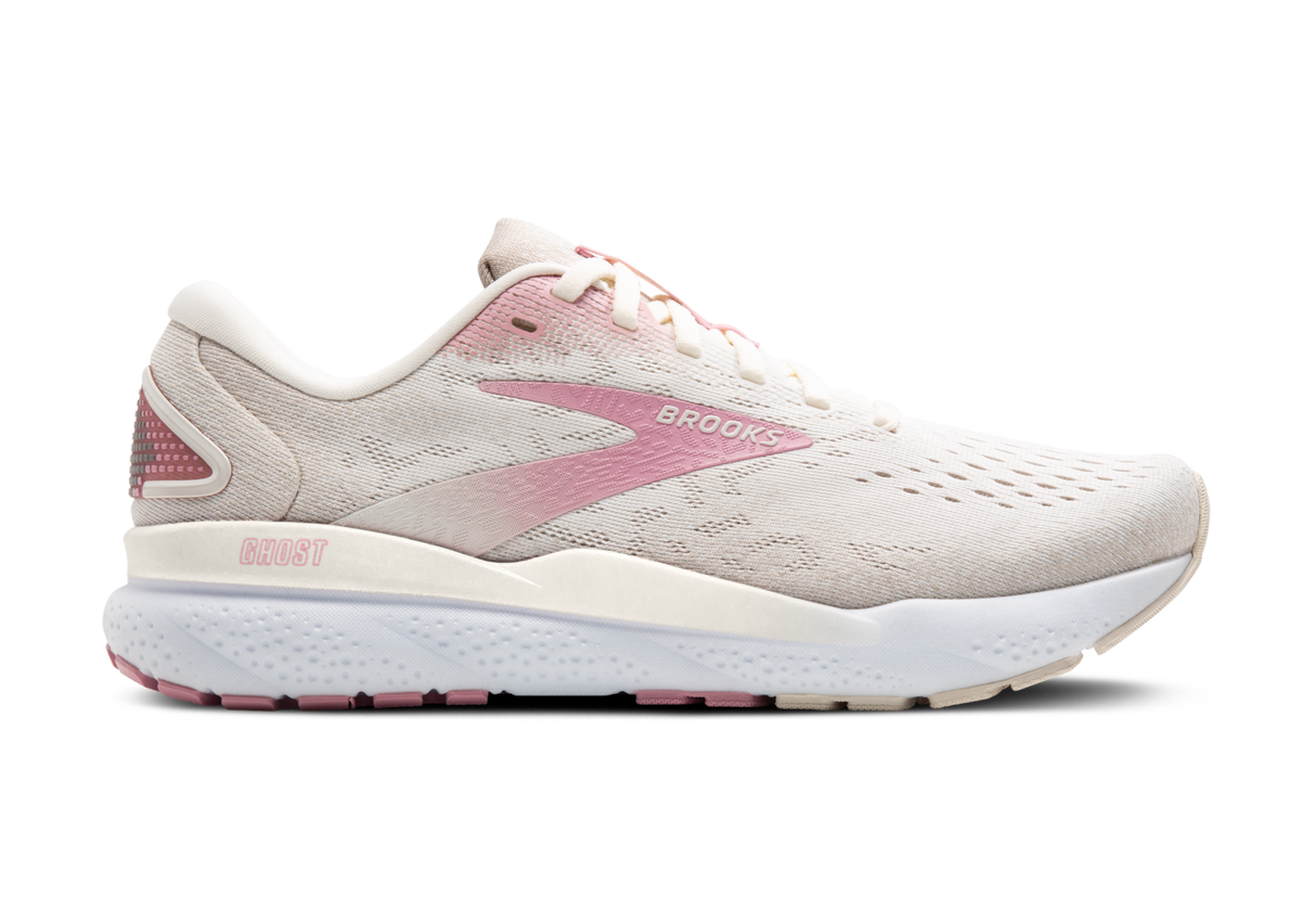 Brooks Ghost 16 (B Width) - Coconut/Zephyr/White (Womens)