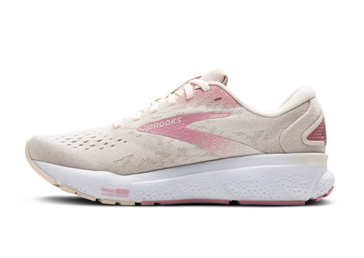 Brooks Ghost 16 (B Width) - Coconut/Zephyr/White (Womens)