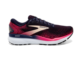 Brooks Ghost 16 (2E Width) -  Peacoat/Raspberry/Apricot (Womens)