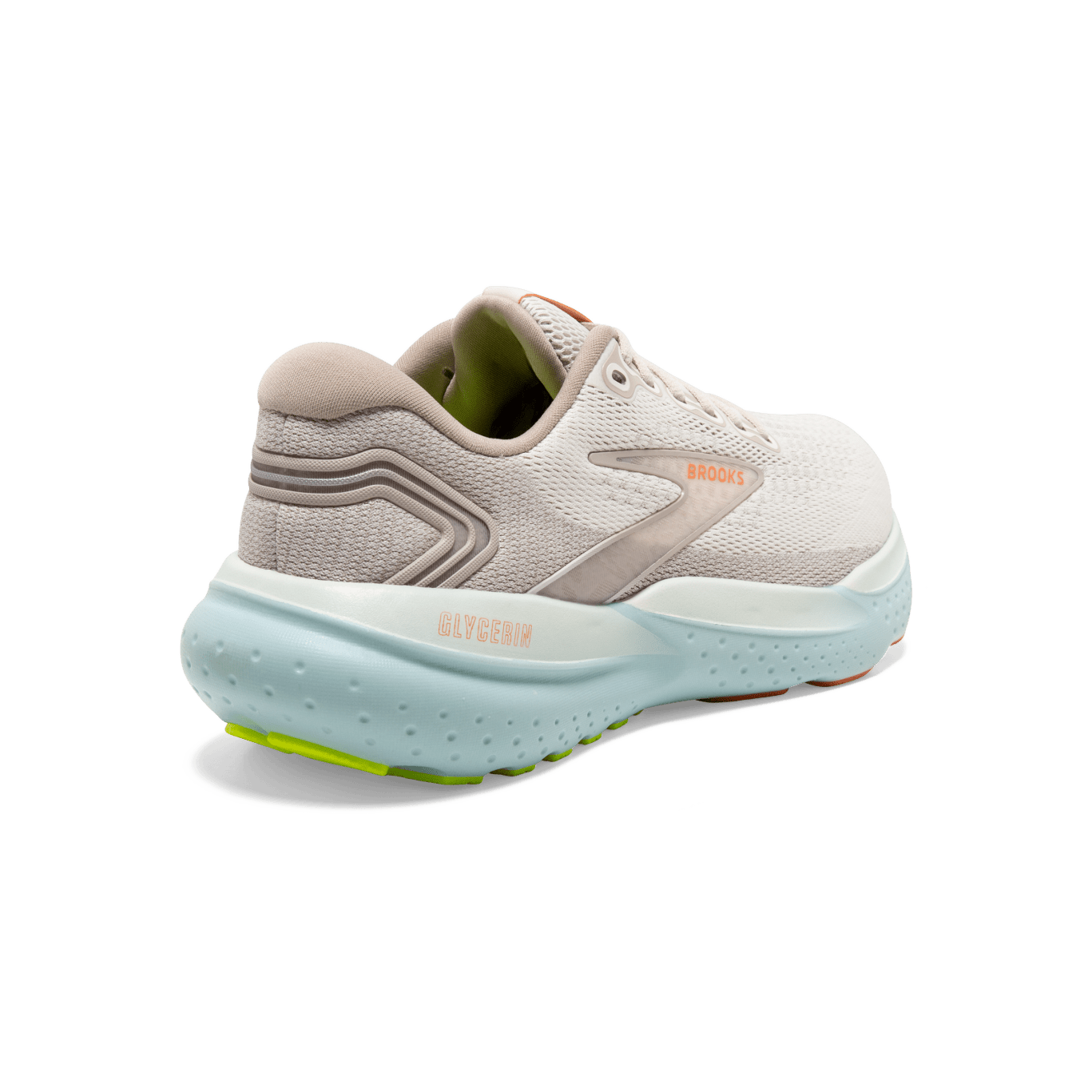 Brooks Glycerin 21 (B Width) - Coconut/Aqua/Autumn Sunset (Womens)