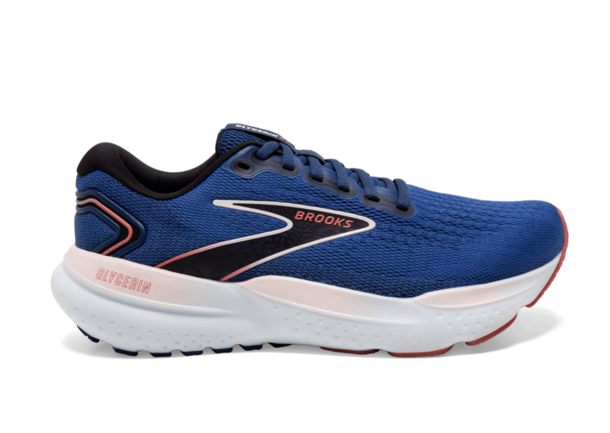 Brooks Glycerin 21 (D Width) - Blue/Icy Pink (Womens)