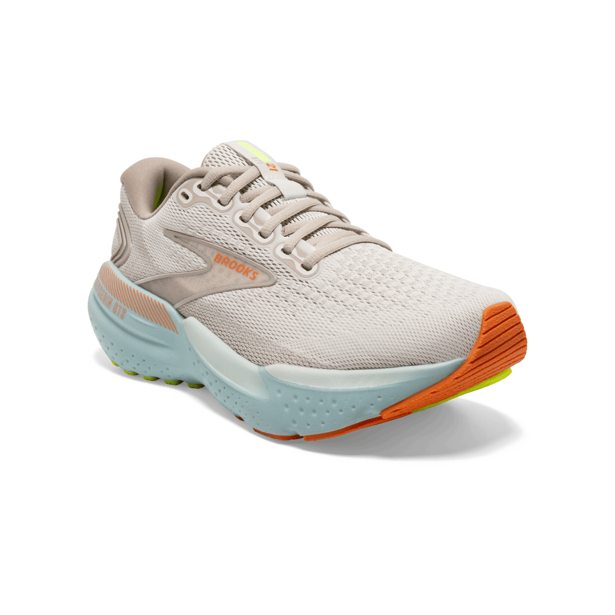 Brooks Glycerin GTS 21 (B Width) - Coconut/Aqua (Womens)