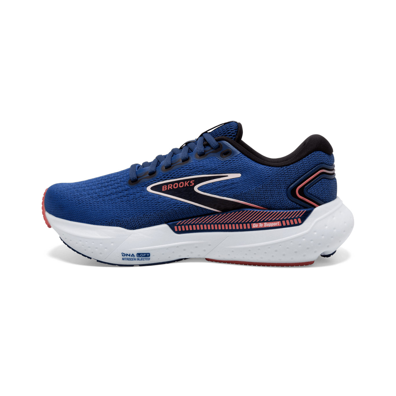 Brooks Glycerin GTS 21 (D Width) - Blue/Icy Pink (Womens)