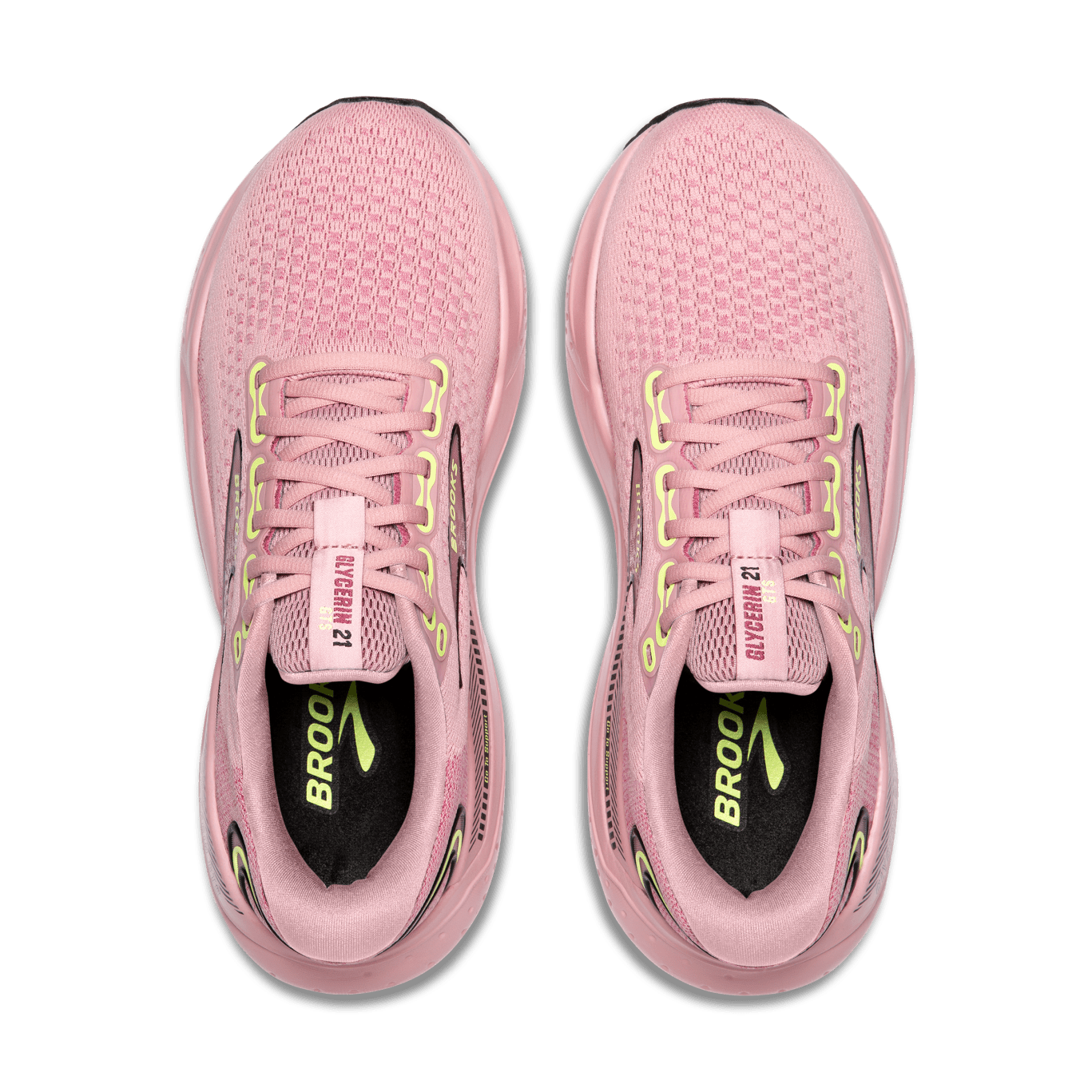 Brooks Glycerin GTS 21 (B Width) - Zephyr/Violet/Green (Womens)