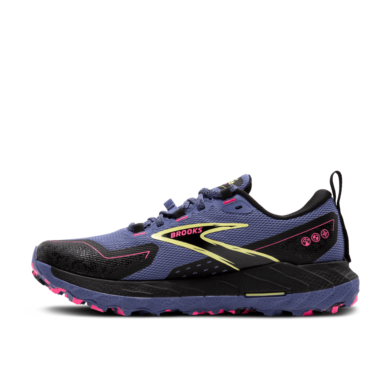 Brooks Cascadia 18 GTX (B Width) - Grey Blue/Black/Pink (Womens)