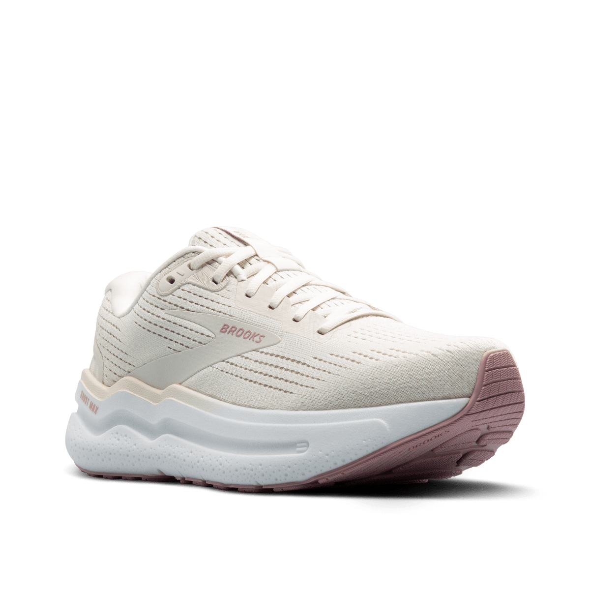 Brooks Ghost Max 2 (D Width) - Coconut Milk/Gray/Zephyr (Womens)