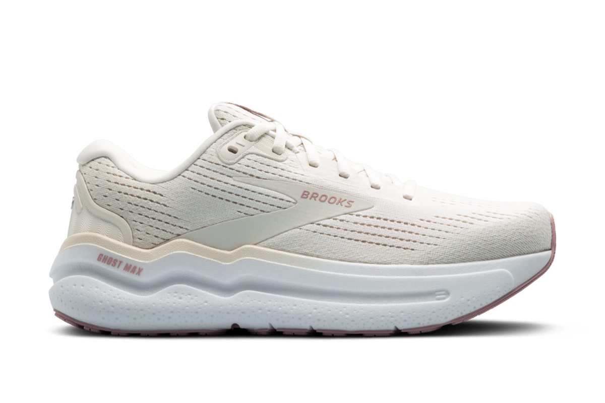 Brooks Ghost Max 2 (D Width) - Coconut Milk/Gray/Zephyr (Womens)