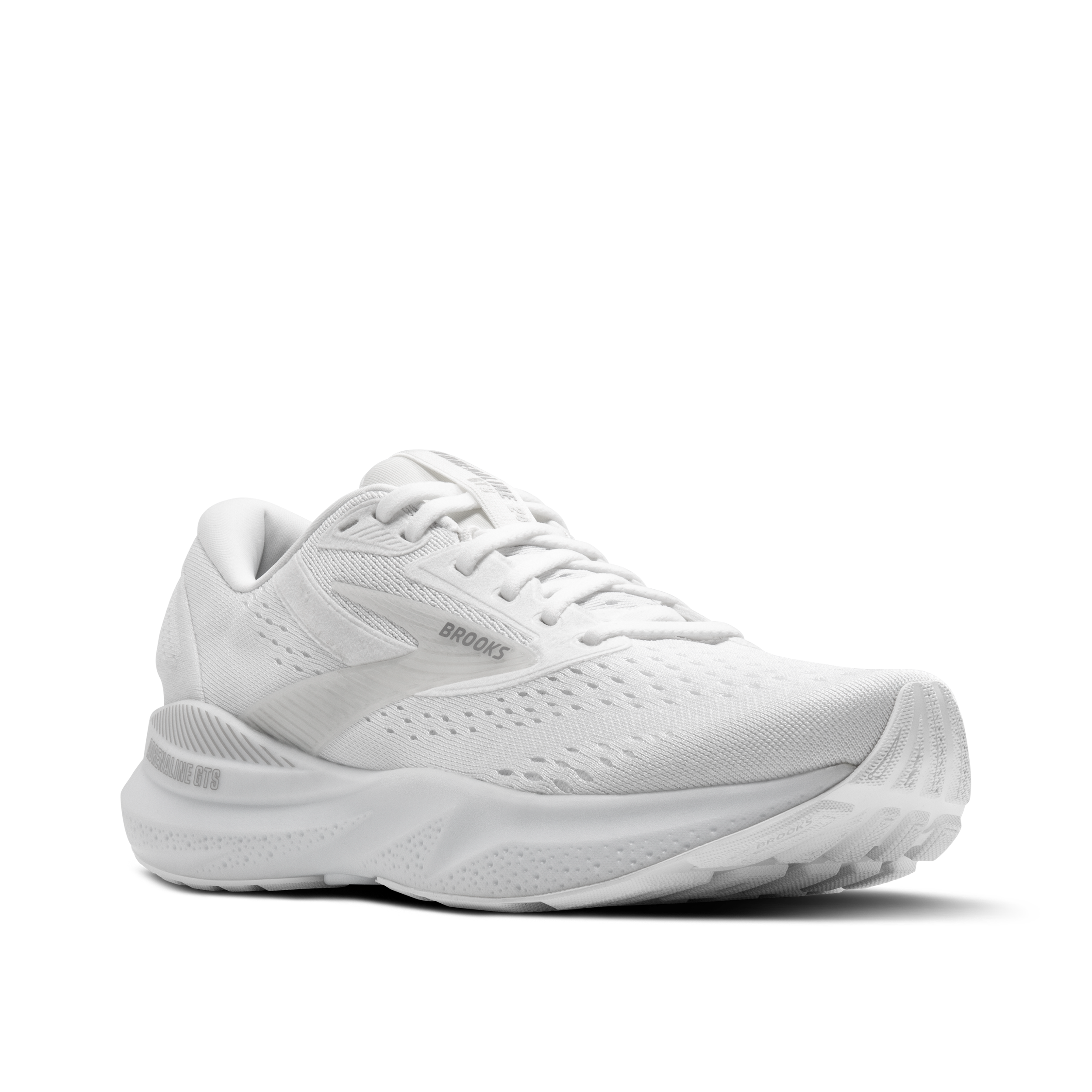 Brooks Adrenaline GTS 24 (D Width) - White/Oyster/Alloy (Womens)