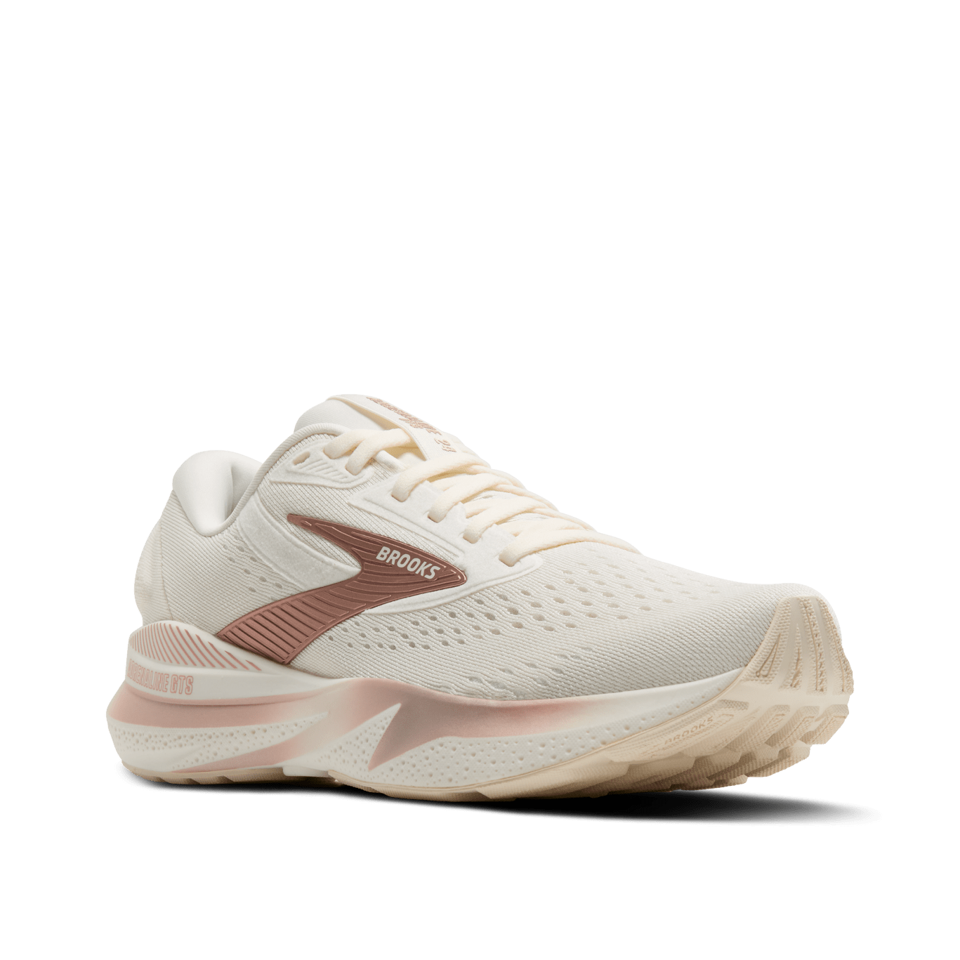 Brooks Adrenaline GTS 24 (B Width) - Coconut/Rose Gold/White (Womens)