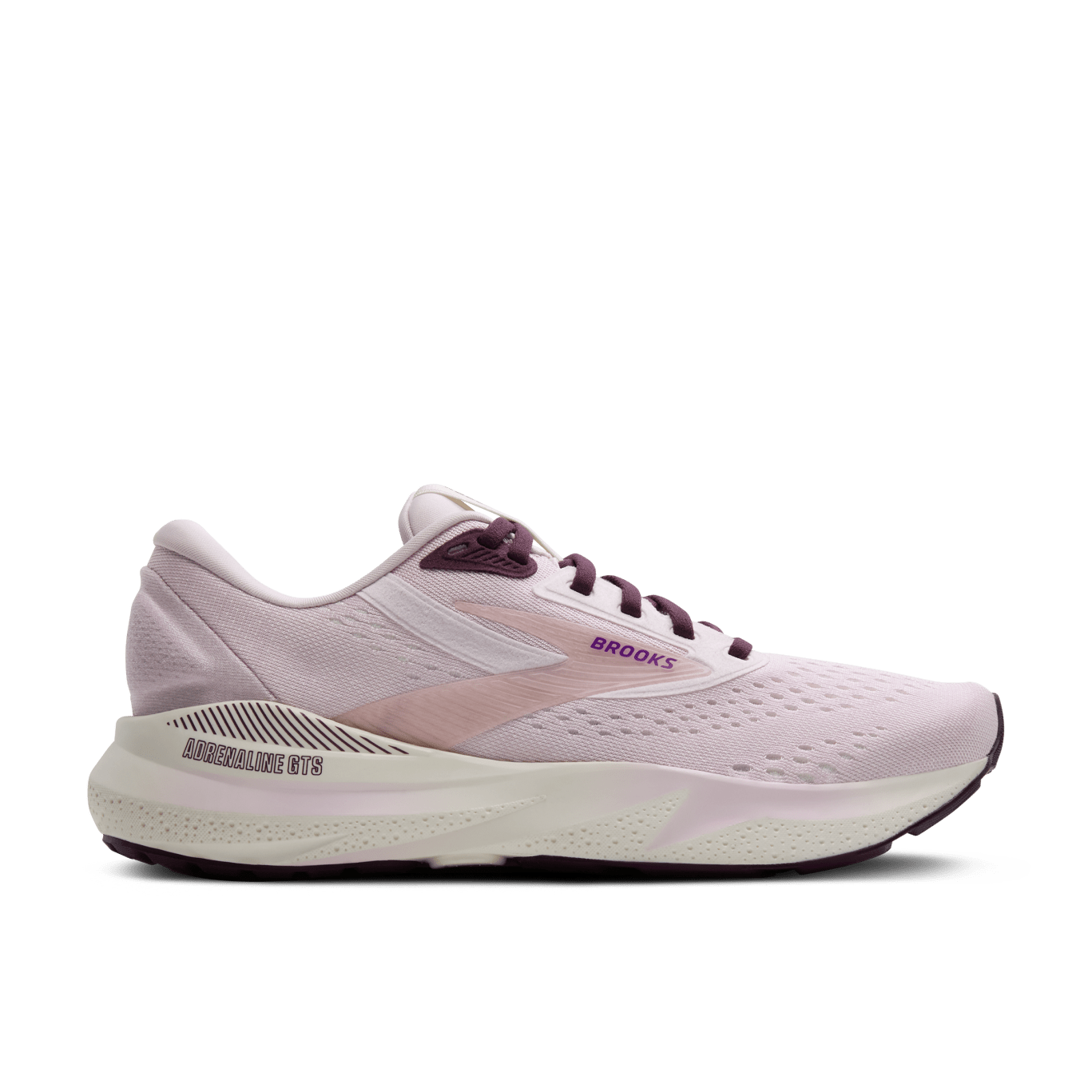 Brooks Adrenaline GTS 24 (B Width) - Orchid/Coconut/Purple (Womens)