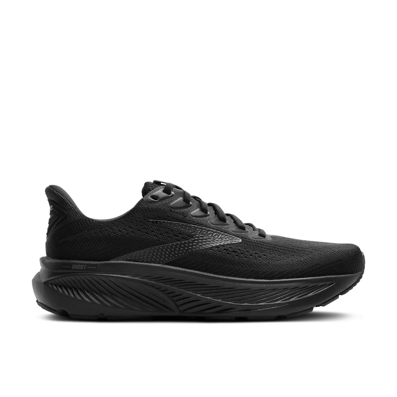 Brooks Ghost 17 (D Width) -  Black/Black/Ebony (Womens)