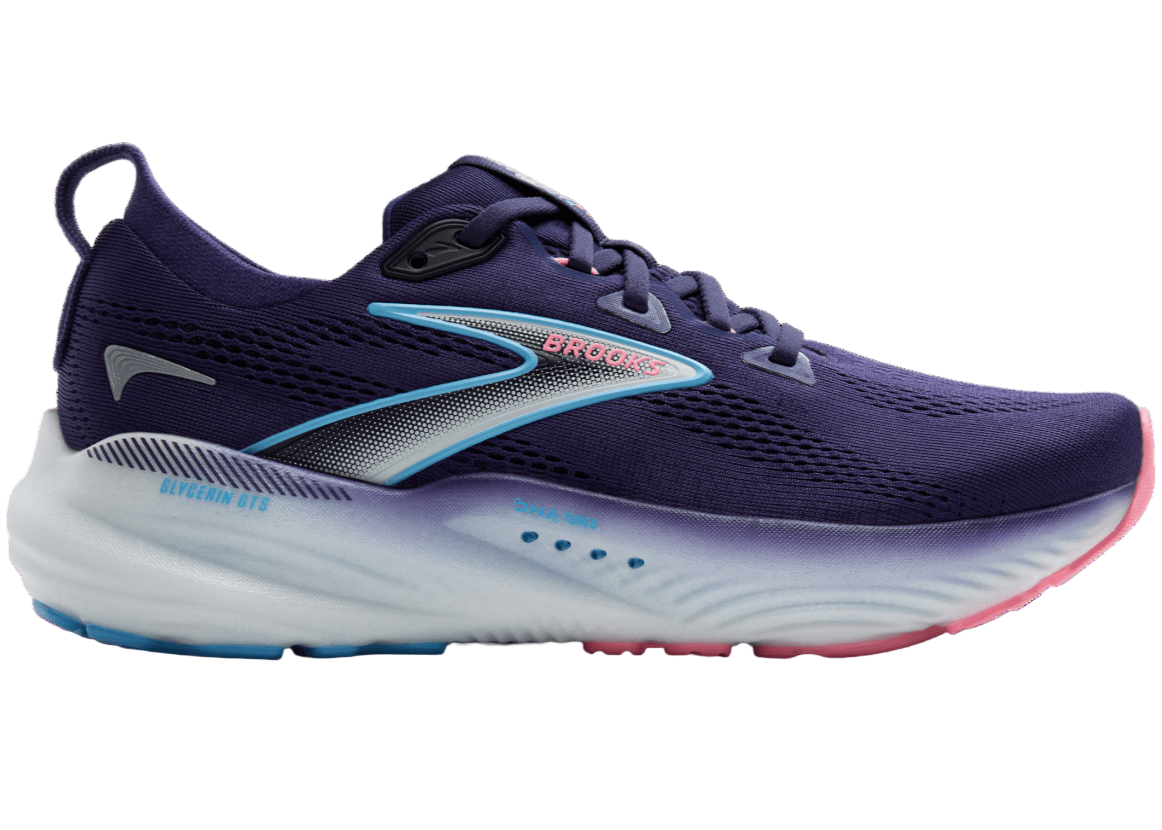 Brooks Glycerin GTS 22 (D Width) - Blue Ribbon/Peacoat/Dianthus (Womens)