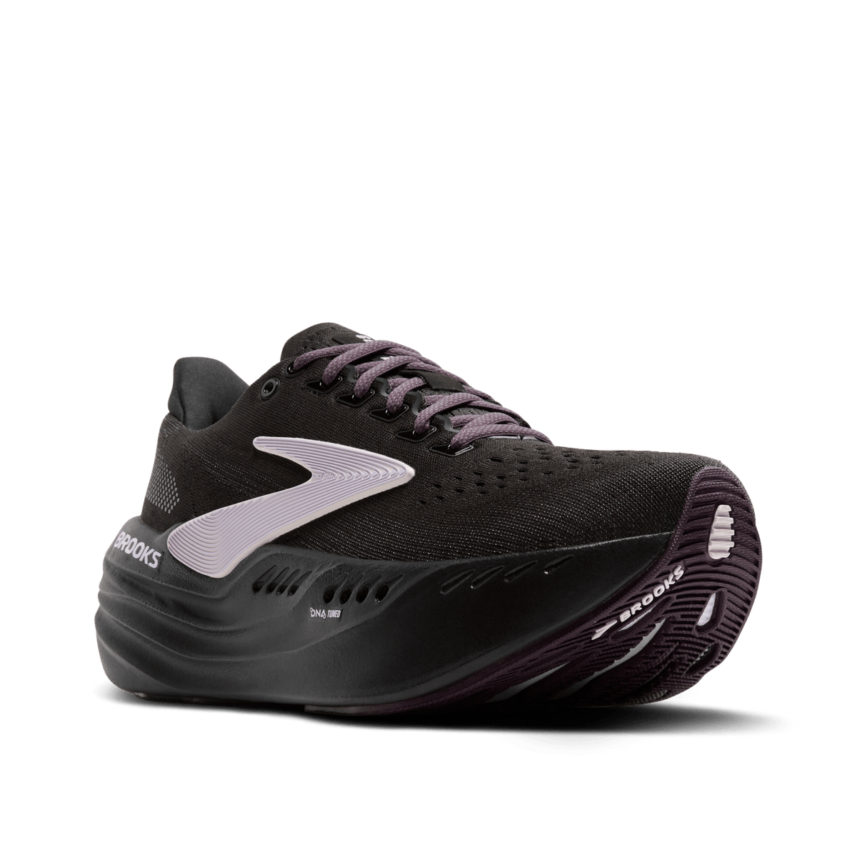 Brooks Glycerin Max (B Width) - Black/Orchid Ice/Grey (Womens)