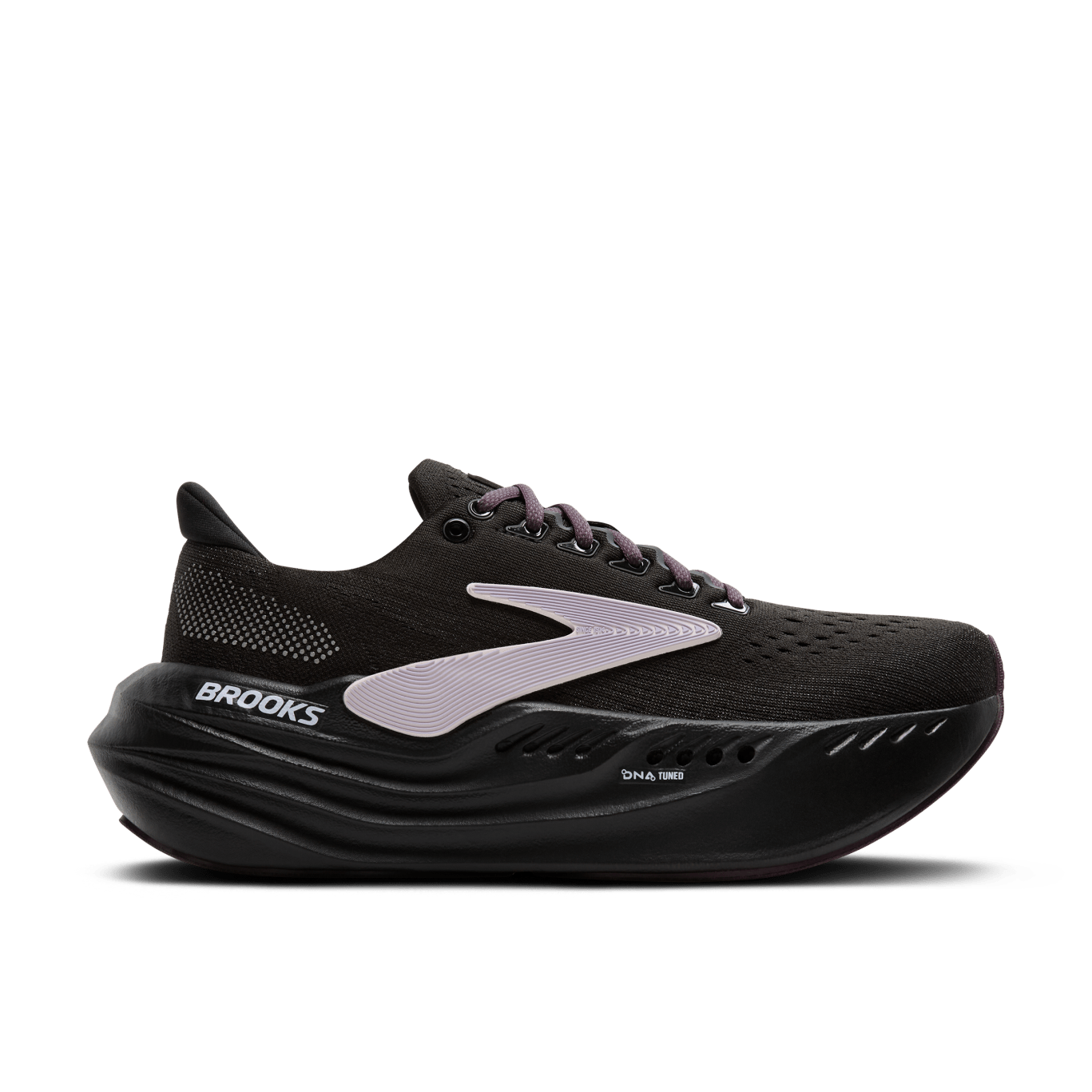 Brooks Glycerin Max (B Width) - Black/Orchid Ice/Grey (Womens)