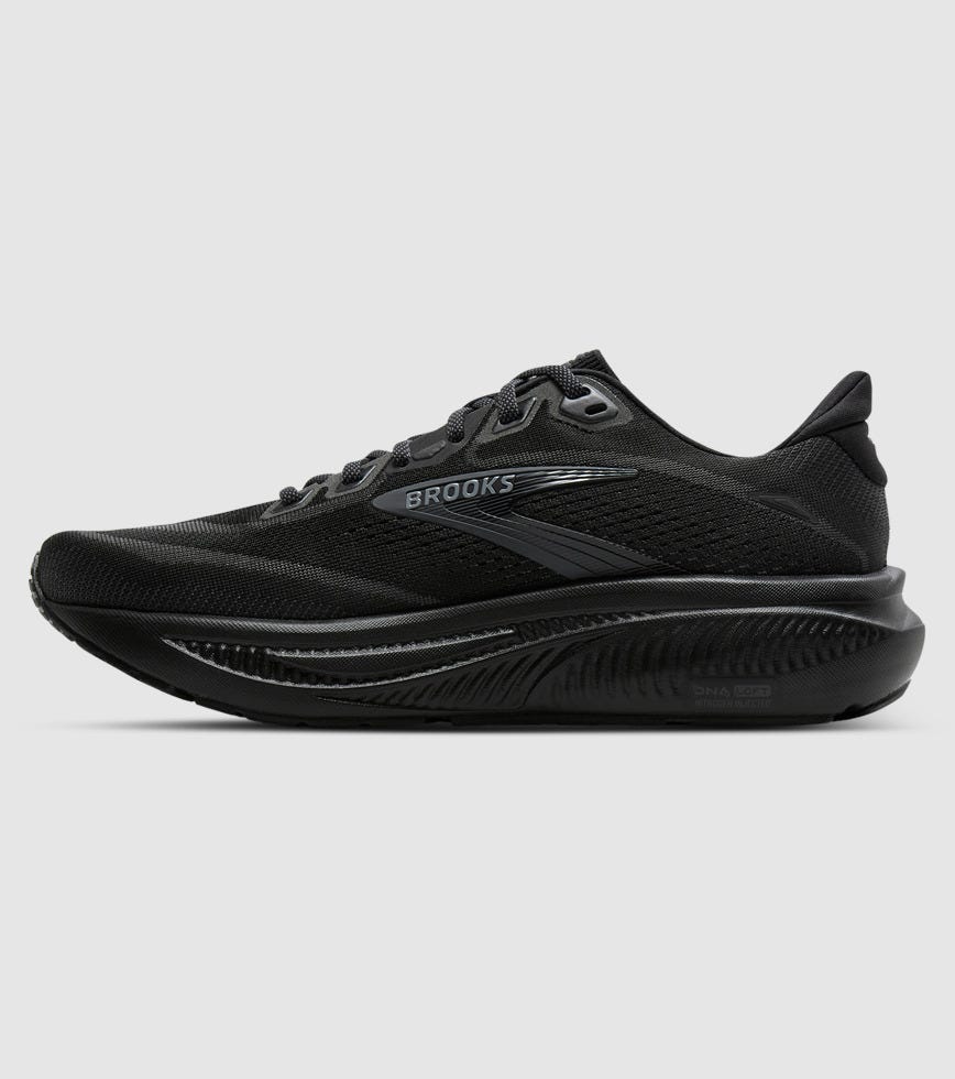 Brooks Ghost 18 (D Width) Womens - Black/Black/Ebony